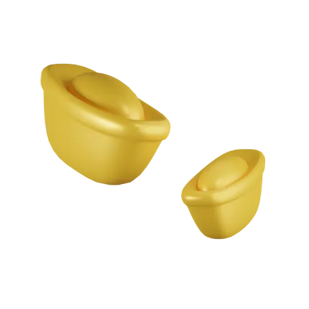 Chinese Ingot  3D Icon