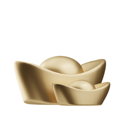 Chinese ingot  3D Icon