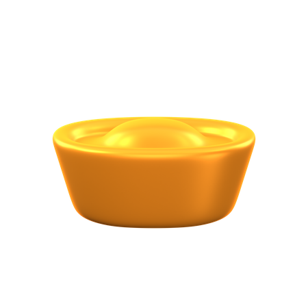 Chinese Ingot 3D Icon