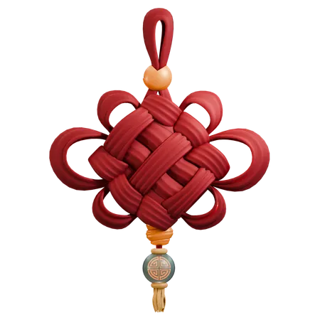 Chinese Knot Decoration  3D Icon