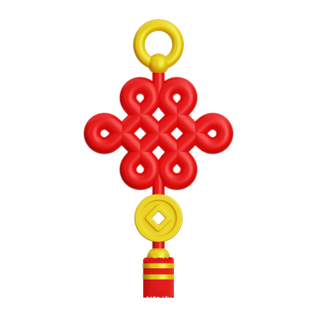 Chinese Knot Decoration  3D Icon