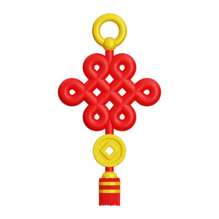 Chinese Knot Decoration  3D Icon