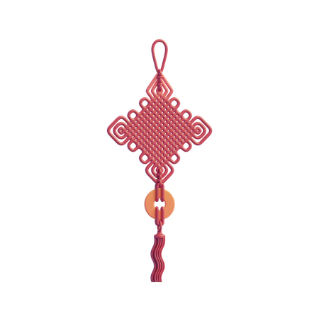 Chinese Knot Tassel  3D Icon