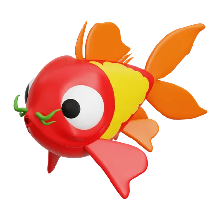 Chinese Koi Fish  3D Icon