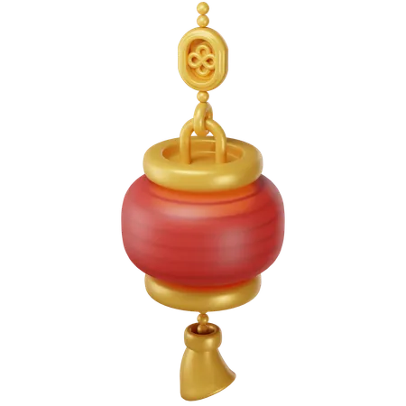 Chinese New Year Lamp 3D Icon