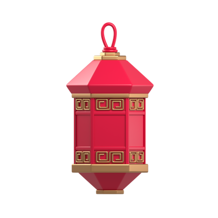 Chinese Lamp  3D Icon