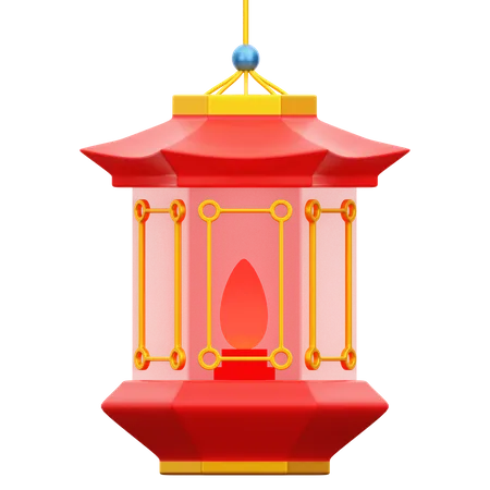 Chinese Lamp  3D Icon