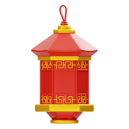 Chinese Lamp  3D Icon