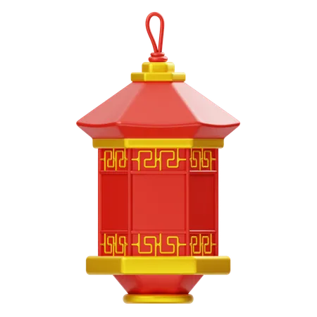 Chinese Lamp  3D Icon