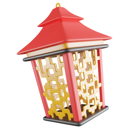 Chinese Lamp  3D Icon