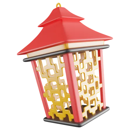 Chinese Lamp  3D Icon