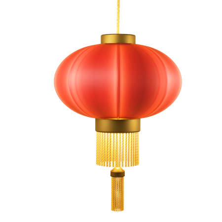 Chinese Lamp  3D Icon