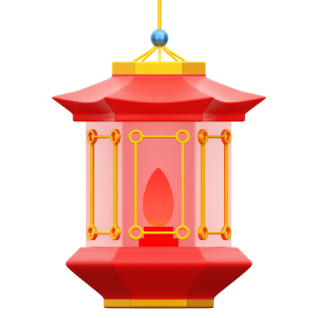 Chinese Lamp  3D Icon