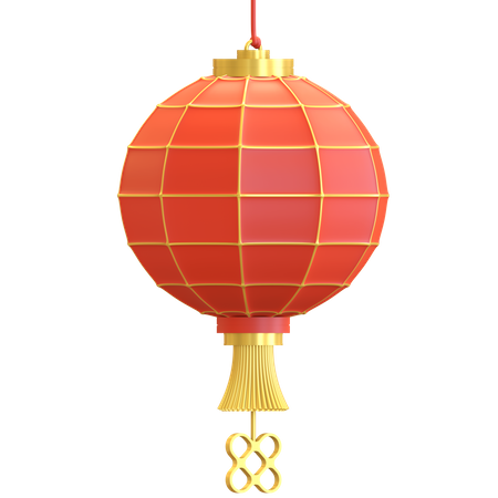 Chinese lamp  3D Illustration