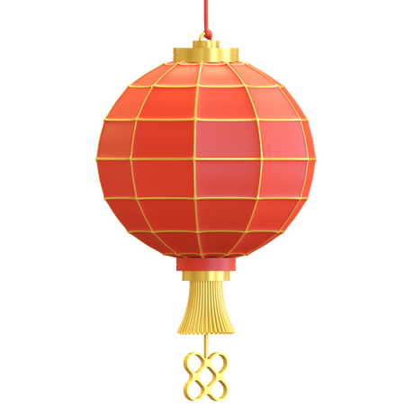 Chinese lamp 3D Illustration