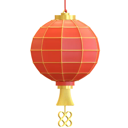 Chinese lamp  3D Illustration