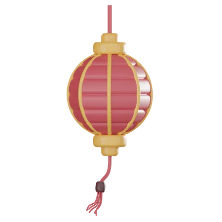 Capture The Essence Of Chinese New Year Celebration Of Glowing Red Lantern Ideal For Cultural Designs And Festive 3 D Render Illustration 3D Icon