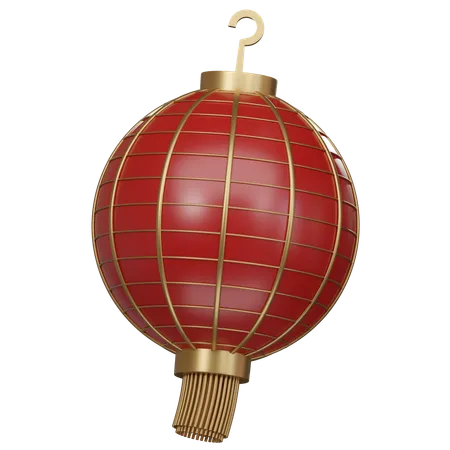 Chinese Lantern 3 D Icon 3D Icon