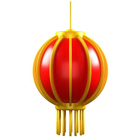 3 D Render Chinese Lantern Illustration 3D Icon