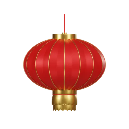 A 3 D Icon Representing A Traditional Red Lantern An Emblem Of Joy And Good Luck In Various Asian Festivities 3D Icon
