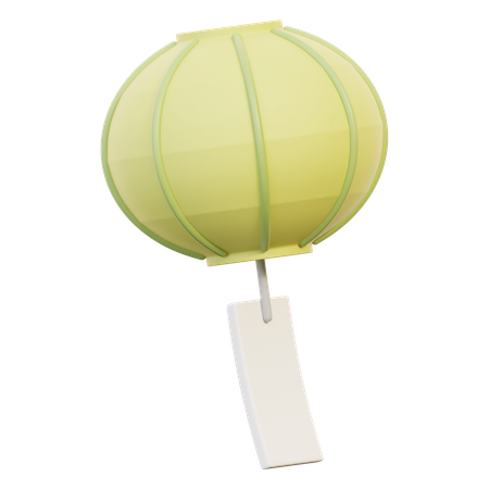 Chinese Lantern  3D Icon
