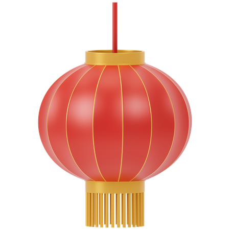 Chinese Lantern  3D Icon