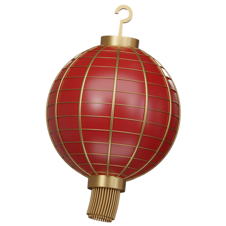 Chinese Lantern  3D Icon