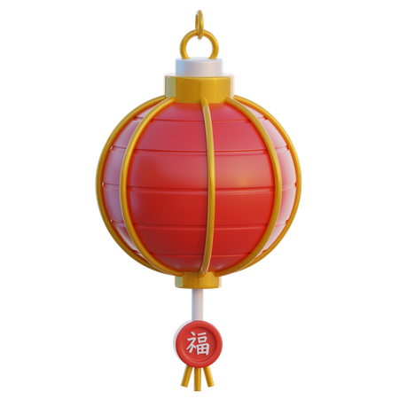 Chinese Lantern  3D Icon