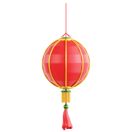 Chinese Lantern  3D Icon