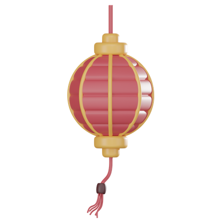 Chinese Lantern  3D Icon