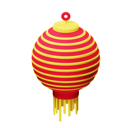 Chinese Lantern  3D Icon