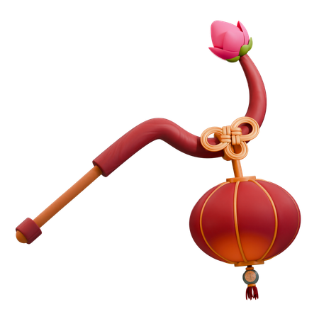 Chinese Lantern  3D Icon