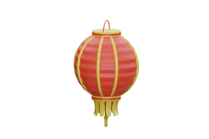 Chinese Lantern  3D Icon