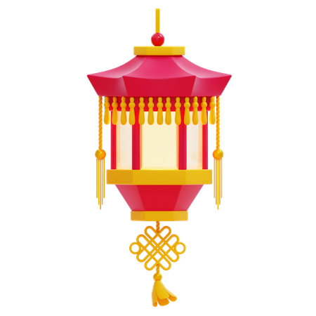 Chinese Lantern  3D Icon