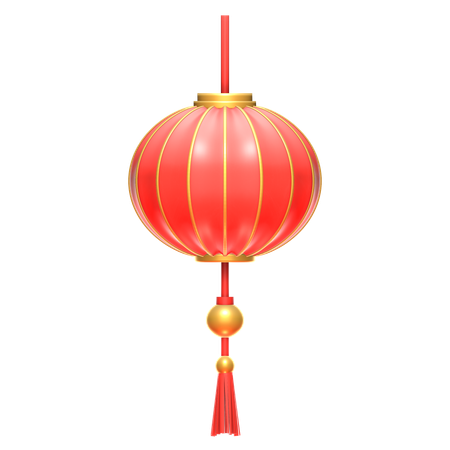 Chinese Lantern  3D Icon