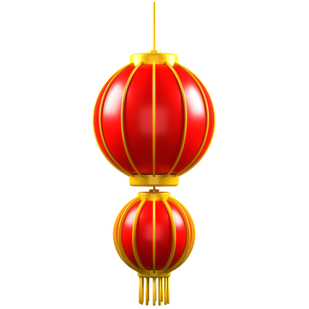 Chinese Lantern  3D Icon