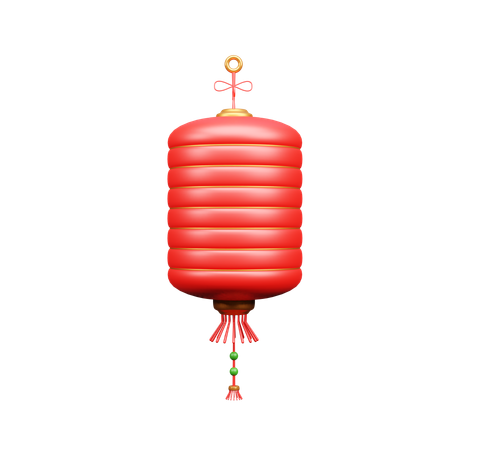 Chinese Lantern  3D Icon