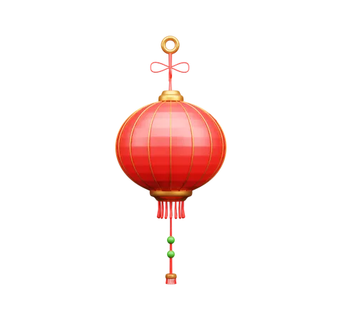 Chinese Lantern  3D Icon