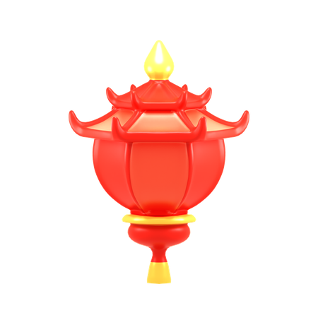 Chinese lantern  3D Icon