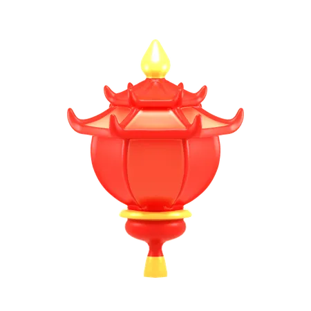 Chinese lantern  3D Icon