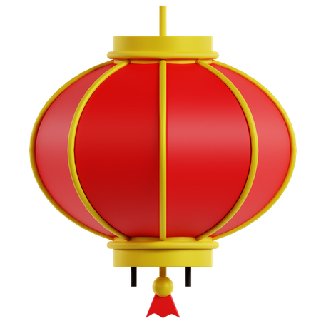 Chinese Lantern  3D Icon