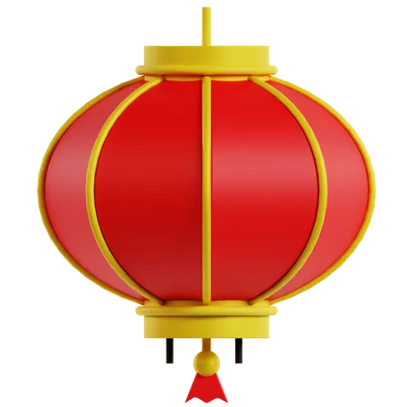 Chinese Lantern  3D Icon