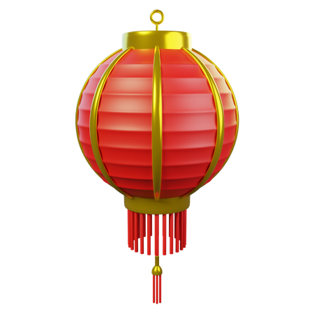 Chinese Lantern  3D Icon