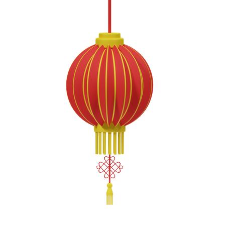 Chinese Lantern  3D Icon