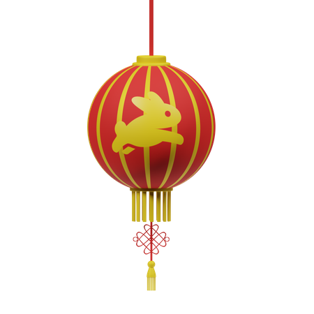 Chinese Lantern  3D Icon