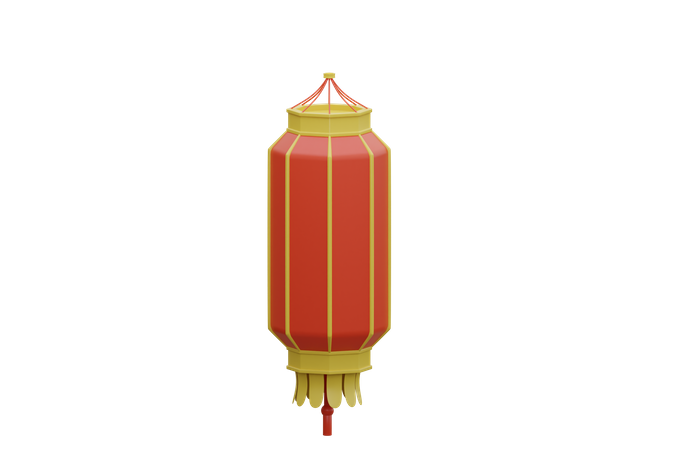 Chinese Lantern  3D Icon