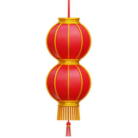 Chinese Lantern  3D Icon