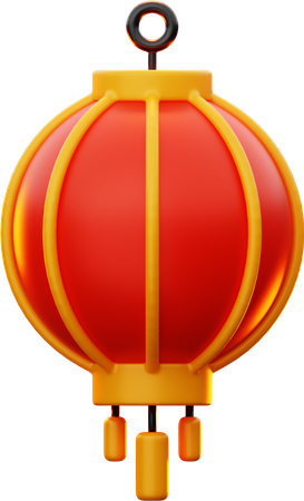 Chinese Lantern  3D Icon