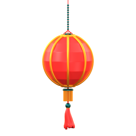 Chinese Lantern  3D Icon