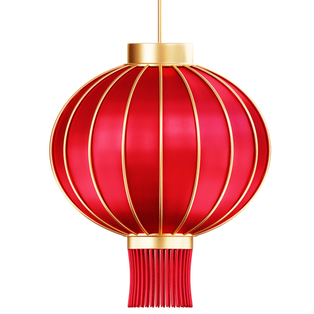 Chinese Lantern  3D Icon